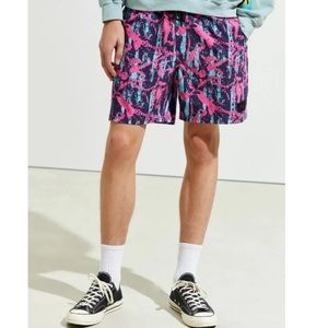 NEW Rusty America Splatter Swim Short Bathing Suit Unlined 36 XL